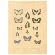 Flax Art Poster | Encyclopedia Butterfly A | FWP-AP-EN2A